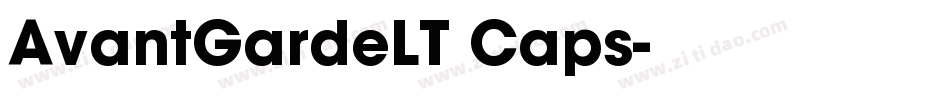 AvantGardeLT Caps字体转换
